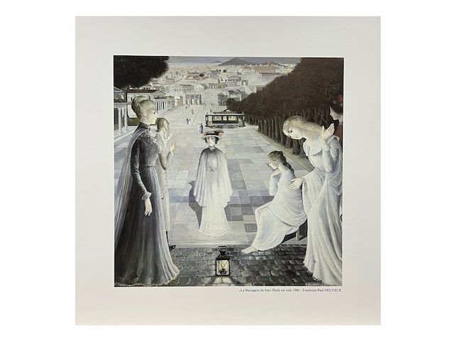 Paul delvaux – la messagère du soir - afbeelding 1 van  3
