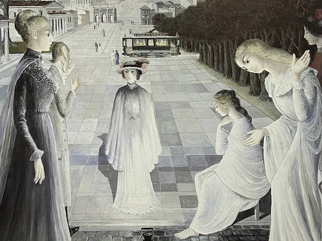 Paul delvaux – la messagère du soir - afbeelding 2 van  3