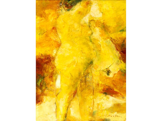Paul hugo ten hoopen - danaë - olie op doek - 80x60 cm - afbeelding 1 van  4