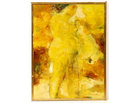 Paul hugo ten hoopen - danaë - olie op doek - 80x60 cm - afbeelding 2 van  4