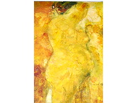 Paul hugo ten hoopen - danaë - olie op doek - 80x60 cm - afbeelding 4 van  4