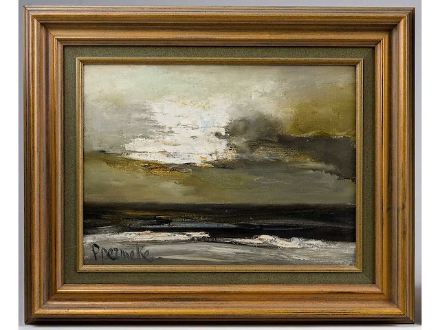 Paul permeke - marine - olie op doek - 30x40 cm - afbeelding 1 van  4