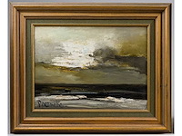 Paul permeke - marine - olie op doek - 30x40 cm