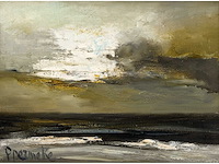 Paul permeke - marine - olie op doek - 30x40 cm - afbeelding 2 van  4