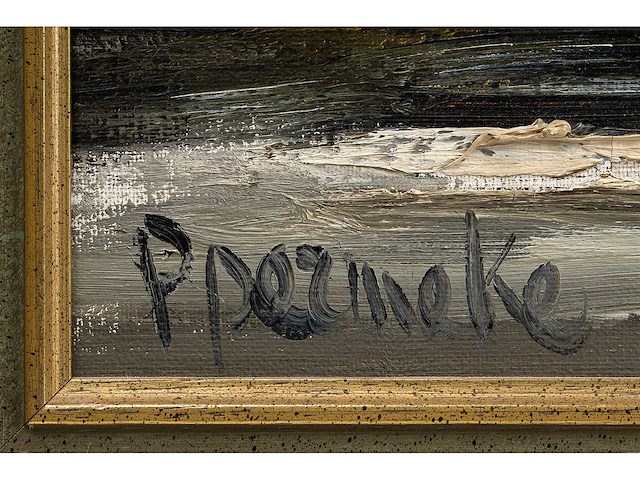 Paul permeke - marine - olie op doek - 30x40 cm - afbeelding 3 van  4