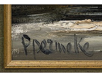 Paul permeke - marine - olie op doek - 30x40 cm - afbeelding 3 van  4