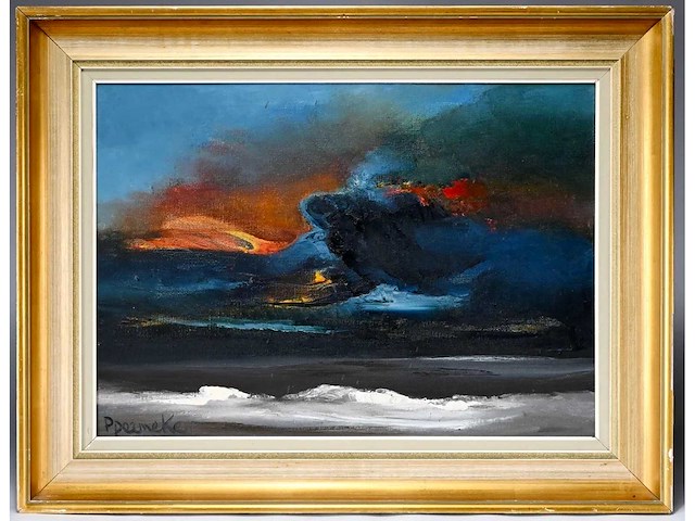 Paul permeke - marine - olie op doek - 50x70 cm - afbeelding 1 van  4