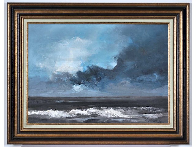 Paul permeke - marine - olie op doek - 60x70 cm - afbeelding 1 van  10