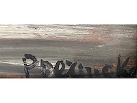Paul permeke - paysage enneigé - olie op paneel - 30x40 cm - afbeelding 3 van  8