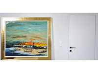 Paul permeke - port-louis, bretagne - olie op doek - 100x120 - 1965 - afbeelding 5 van  15