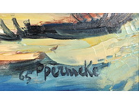 Paul permeke - port-louis, bretagne - olie op doek - 100x120 - 1965 - afbeelding 9 van  15