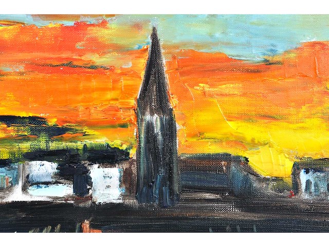 Paul permeke - port-louis, bretagne - olie op doek - 100x120 - 1965 - afbeelding 10 van  15