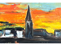 Paul permeke - port-louis, bretagne - olie op doek - 100x120 - 1965 - afbeelding 10 van  15