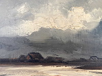 Paul permeke - uitzicht op het platteland - olie op doek - 40x50 cm - afbeelding 5 van  8