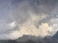 Paul permeke - uitzicht op het platteland - olie op doek - 40x50 cm - afbeelding 6 van  8