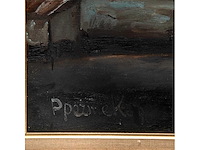 Paul permeke - winteravond - olie op doek - 130x175 cm - afbeelding 4 van  8