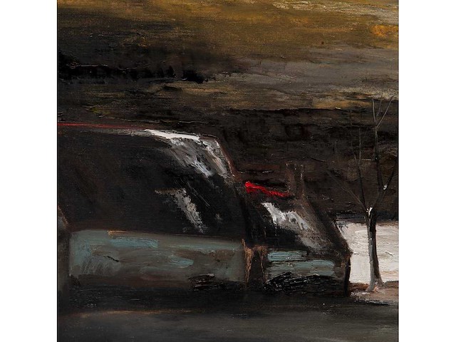 Paul permeke - winteravond - olie op doek - 130x175 cm - afbeelding 7 van  8