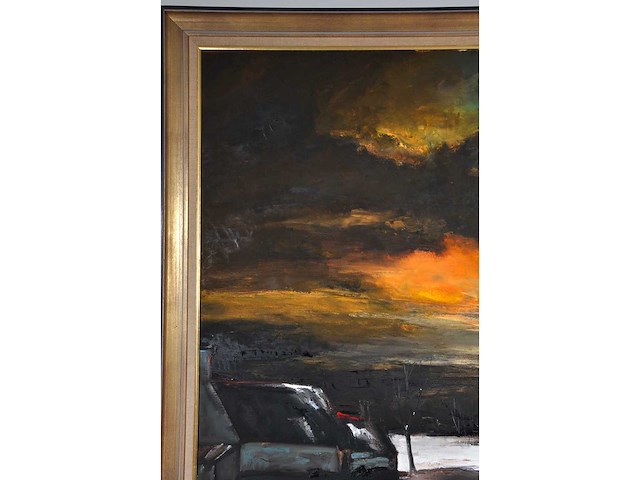 Paul permeke - winteravond - olie op doek - 130x175 cm - afbeelding 10 van  12