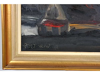 Paul permeke - winterlandschap - olie op doek - groot - afbeelding 6 van  12