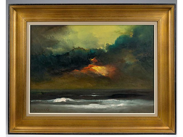 Paul permeke – marine - olie op doek - 50x70 cm - afbeelding 3 van  4