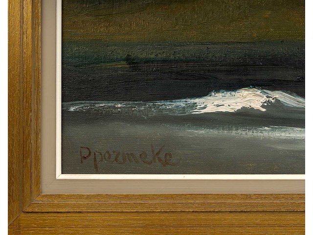 Paul permeke – marine - olie op doek - 50x70 cm - afbeelding 4 van  4