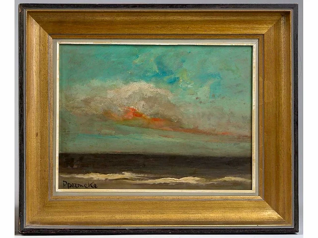 Paul permeke – marine - olie op paneel - afbeelding 1 van  4