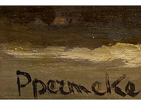 Paul permeke – marine - olie op paneel - afbeelding 3 van  4