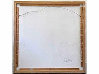 Paul wiggers - midi libre - olie op paneel - 100x100 cm - incl. cataloog - afbeelding 10 van  11