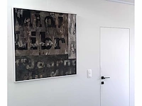 Paul wiggers - midi libre - olie op paneel - 100x100 cm - incl. cataloog - afbeelding 3 van  11