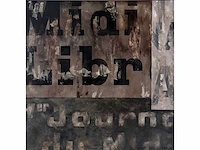 Paul wiggers - midi libre - olie op paneel - 100x100 cm - incl. cataloog - afbeelding 4 van  11