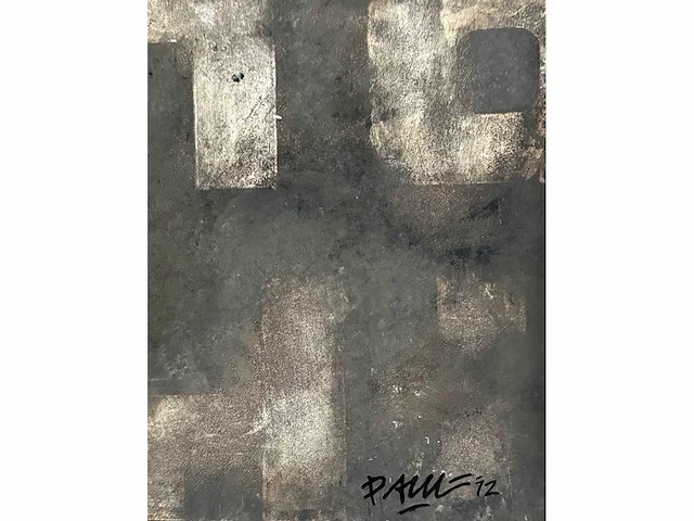 Paul wiggers - midi libre - olie op paneel - 100x100 cm - incl. cataloog - afbeelding 5 van  11