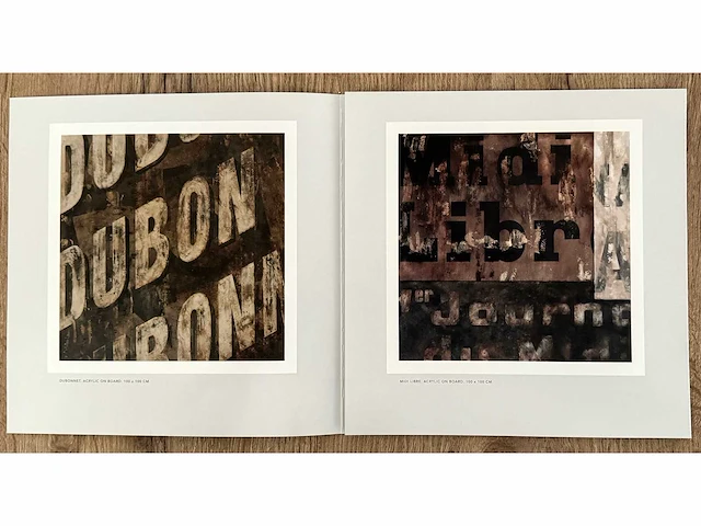 Paul wiggers - midi libre - olie op paneel - 100x100 cm - incl. cataloog - afbeelding 9 van  11