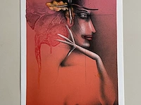 Paul wunderlich : tete d'une femme - afbeelding 2 van  5