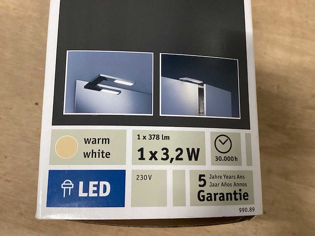 Paulmann galerij hook led spiegellamp (38x) - afbeelding 4 van  7