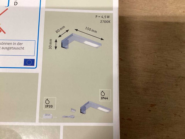 Paulmann galerij hook led spiegellamp (38x) - afbeelding 5 van  7