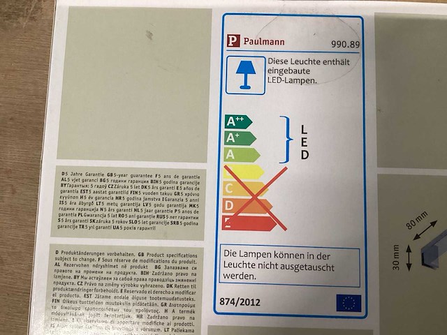 Paulmann galerij hook led spiegellamp (38x) - afbeelding 6 van  7