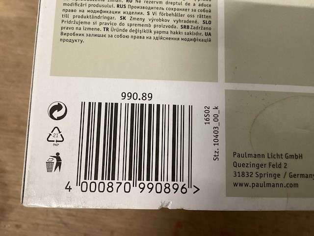 Paulmann galerij hook led spiegellamp (38x) - afbeelding 7 van  7