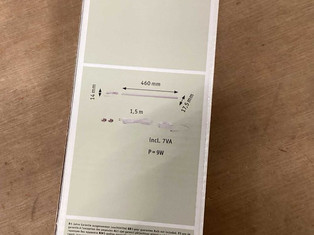 Paulmann kastverlichting 46 cm (10x) - afbeelding 4 van  4