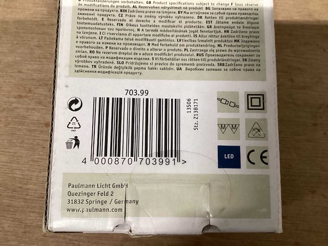 Paulmann onderbouwverlichting led, 50cm. (9x) - afbeelding 7 van  7