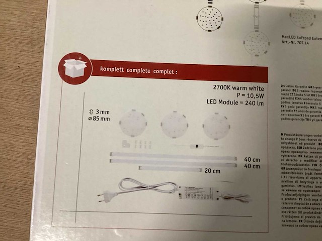 Paulmann onderbouwverlichting maxled (49x) - afbeelding 6 van  8