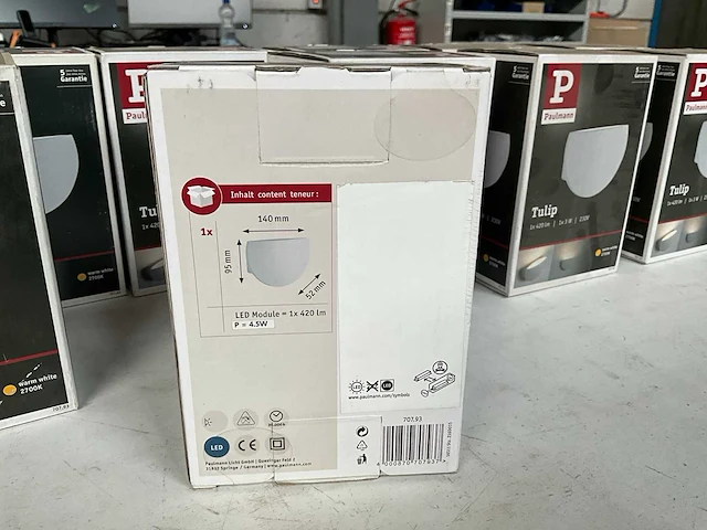 Paulmann tulip wandlamp 420 lm (10x) - afbeelding 5 van  5