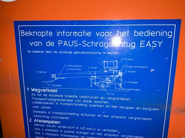 Paus 18wh-m verhuislift - afbeelding 9 van  11