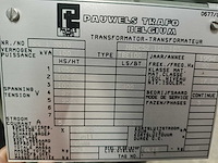 Pauwels tbe100 oliegekoelde distributie transformator - afbeelding 8 van  10