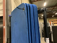 Pavi gym 9x matten met rek krachtstation - afbeelding 3 van  5
