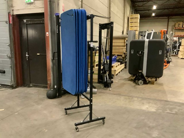 Pavi gym 9x matten met rek krachtstation - afbeelding 2 van  5