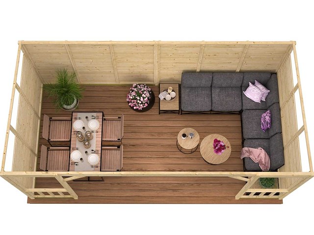 Paviljoen kristina 560 x 264 cm - afbeelding 2 van  5