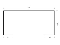 Paviljoen kristina 560 x 264 cm - afbeelding 5 van  5