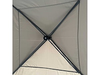 Paviljoen met draagtas, uv50+ bescherming - 300 x 300 cm - antraciet - afbeelding 4 van  5