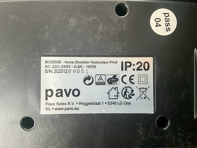 Pavo papierversnipperaar - afbeelding 3 van  3