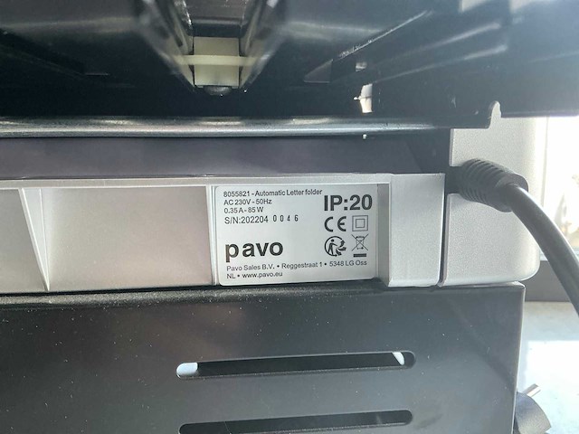 Pavo papiervouwmachine - afbeelding 4 van  4
